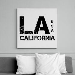 printfashion LA CALIFORNIA - Vászonkép - Fehér (6635300)