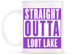 printfashion Fortnite - LOOT LAKE - Bögre - Fehér (948039)