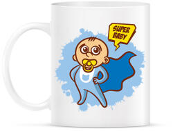 printfashion Szuperhős baba - Bögre - Fehér (1643446)