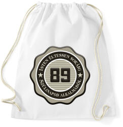 printfashion 89 - Sportzsák, Tornazsák - Fehér (7143110)