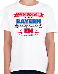 printfashion Bayern szurkoló - Gyerek póló - Fehér (10863022)