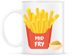 printfashion Mid Fry - Középső tesó - Bögre - Fehér (7014511)