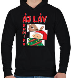printfashion HuMiKa - Férfi kapucnis pulóver - Fekete (14827378)