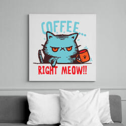 printfashion Coffee right - Vászonkép - Fehér (6634703)
