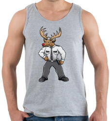 printfashion Santa Security - Férfi atléta - Sport szürke (864619)