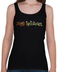 printfashion Happy Halloween átmenetes - Női atléta - Fekete (1822879)