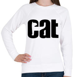printfashion cat - Női pulóver - Fehér (14903711)