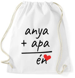 printfashion Anya + Apa = Én - Sportzsák, Tornazsák - Fehér (2769440)