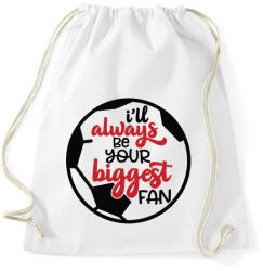 printfashion I will always be your biggest fan - Sportzsák, Tornazsák - Fehér (4954603)