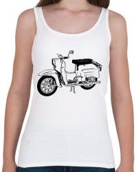 printfashion simson schwalbe - Női atléta - Fehér (12751440)