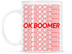 printfashion ok boomer - Bögre - Fehér (2796525)