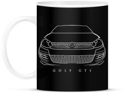 printfashion Volkswagen Golf GTI - Bögre - Fekete (1088958)