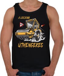 printfashion Úthenger - Férfi atléta - Fekete (4751114)