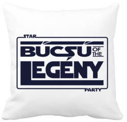 printfashion bucsu-of-the-legeny-blue - Párnahuzat, Díszpárnahuzat - Fehér (783348)