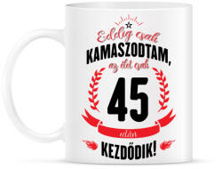 printfashion kamasz-45-black-red - Bögre - Fehér (790948)