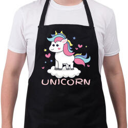 printfashion unikornis - Kötény - Fekete (6031616)