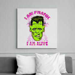 printfashion Frank - Vászonkép - Fehér (6620880)