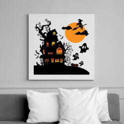 printfashion Boszis Halloween - Vászonkép - Fehér (14089792)