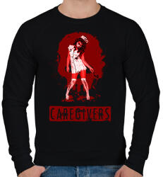 printfashion caregivers - Férfi pulóver - Fekete (1964174)