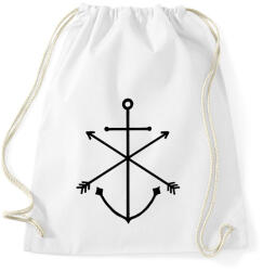 printfashion Minimal Anchor - Sportzsák, Tornazsák - Fehér (1615523)