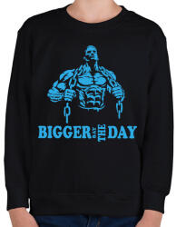 printfashion Bigger bay the day - Piana - Gyerek pulóver - Fekete (14939123)