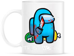 printfashion Trust no one - Among us - Bögre - Fehér (4002936)