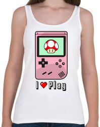 printfashion I Love Play - Női atléta - Fehér (13477556)