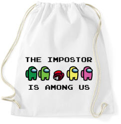 printfashion The impostor is among us - Sportzsák, Tornazsák - Fehér (3924139)