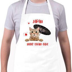 printfashion Cicc-cicc - Japan - Kötény - Fehér (7585319)