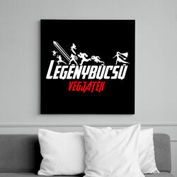 printfashion Legénybúcsú végjáték 2 - Vászonkép - Fekete (7343795)