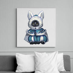 printfashion Monster Hunter Palico - Vászonkép - Fehér (6628200)