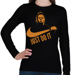 printfashion Just do it halloween 2 - Női hosszú ujjú póló - Fekete (1789482)