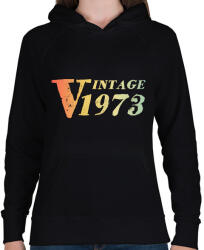 printfashion 1973 - Női kapucnis pulóver - Fekete (12089311)