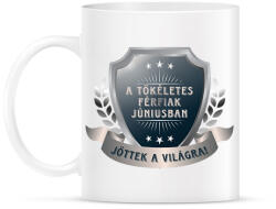 printfashion A tökéletes férfiak június - Bögre - Fehér (6055749)