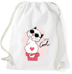 printfashion Be cool! - Sportzsák, Tornazsák - Fehér (5121921)