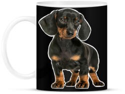 printfashion Tacskó - Bögre - Fekete (12474964)