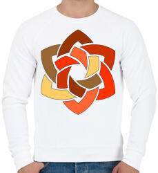 printfashion Mandala4 - Férfi pulóver - Fehér (1890256)