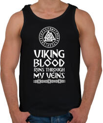 printfashion Viking blood - Férfi atléta - Fekete (15514860)