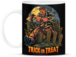 printfashion Csokit vagy csalok - Bögre - Fekete (2958053)