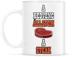 printfashion Kedvenc állatom - Bögre - Fehér (2150349)