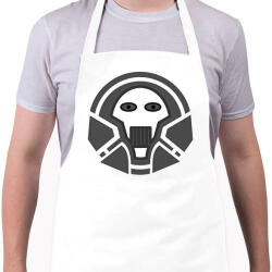 printfashion skull_1 - Kötény - Fehér (13089230)