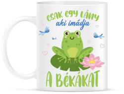 printfashion Egy lány - Béka - Bögre - Fehér (10771100)