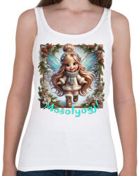 printfashion Mosolyogj! - Női atléta - Fehér (15337009)