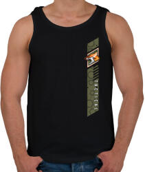 printfashion Fox Tactical - Férfi atléta - Fekete (862184)
