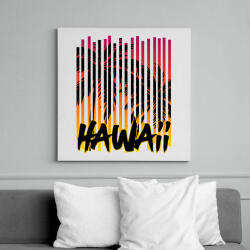 printfashion Hawaii - Vászonkép - Fehér (6637130)