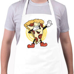 printfashion Pizza dab - Kötény - Fehér (14124752)