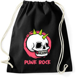 printfashion PUNK ROCK - Sportzsák, Tornazsák - Fekete (11323552)