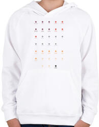 printfashion Quarks - Gyerek kapucnis pulóver - Fehér (232711)