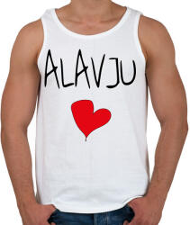 printfashion ALAVJU - I love you meme - Férfi atléta - Fehér (5587260)