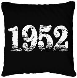 printfashion 1952 - Párnahuzat, Díszpárnahuzat - Fekete (6188241)